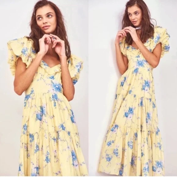 LoveShackFancy Emory Dress in Size 4 - Picture 1 of 14